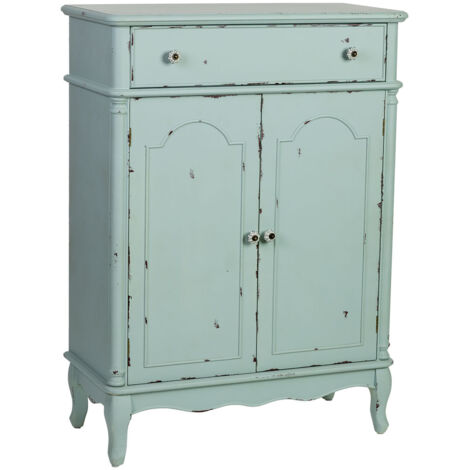 Recibidor de Madera de 2 puertas y 1 cajón 80x38x110.5h cm