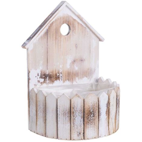 Soporte macetero de Madera redondo 24x16x31/11h cm (1/5)