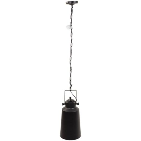 Lámpara de techo de metal negro 19,5x19,5x34/123 (1/3)