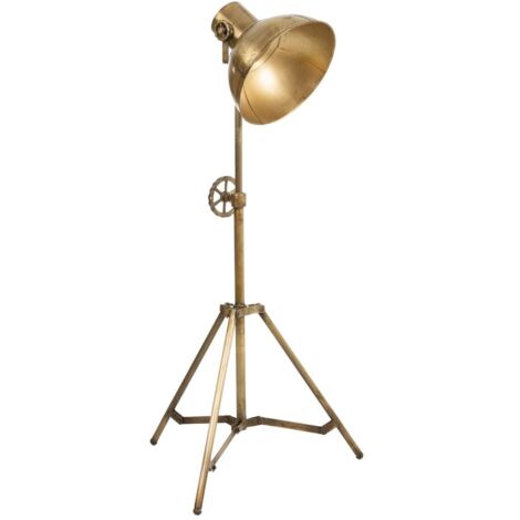 Flexo de pie de metal color bronce 59x59x161 (1/4)
