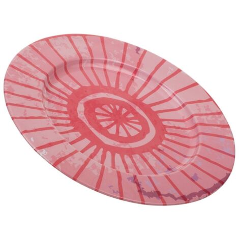 Plato de metal rosa d33x1,5 (1/4)