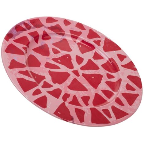 Plato de metal rosa d33x1,5 (1/4)
