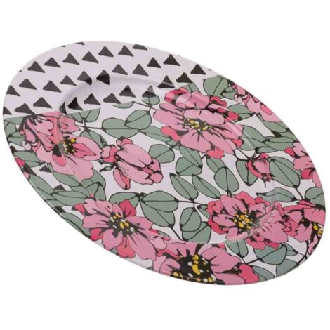 Plato de metal multicolor d33x1,5 (1/4)