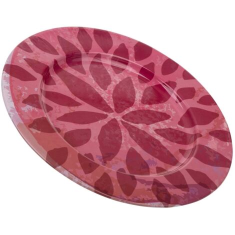 Plato de metal rosa d33x1,5 (1/4)