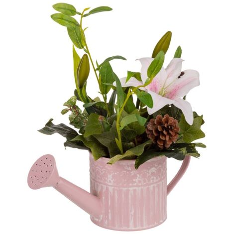 Maceta con flor artificial 27x16x34 (1/3)