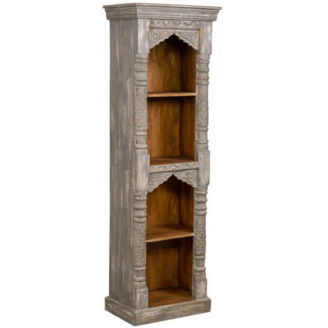 Estanteria de madera acabado artesanal 57x37x180h cm (1/5)