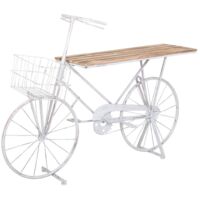 Expositor en forma de bicicleta blanco 147x34,50x102