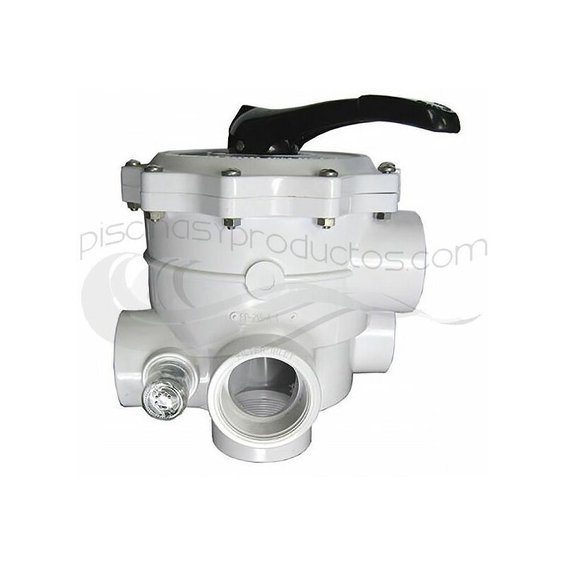 Hayward Mehrwegeventil SP0715X62E – 2 Zoll Anschluss, Für Sandfilter, Schwarz, Ersatzventil