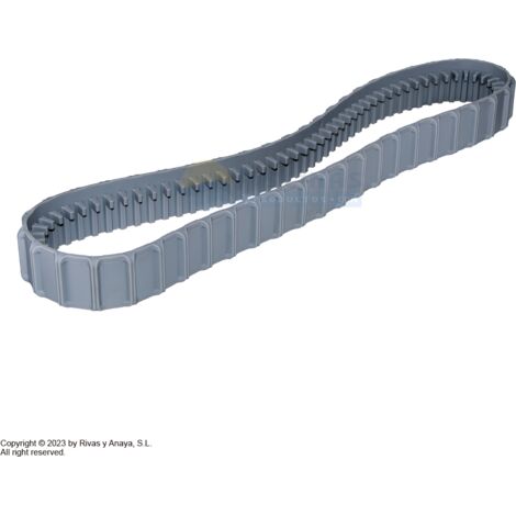Grauer Traktionsriemen S300 für Dolphin -Reiniger