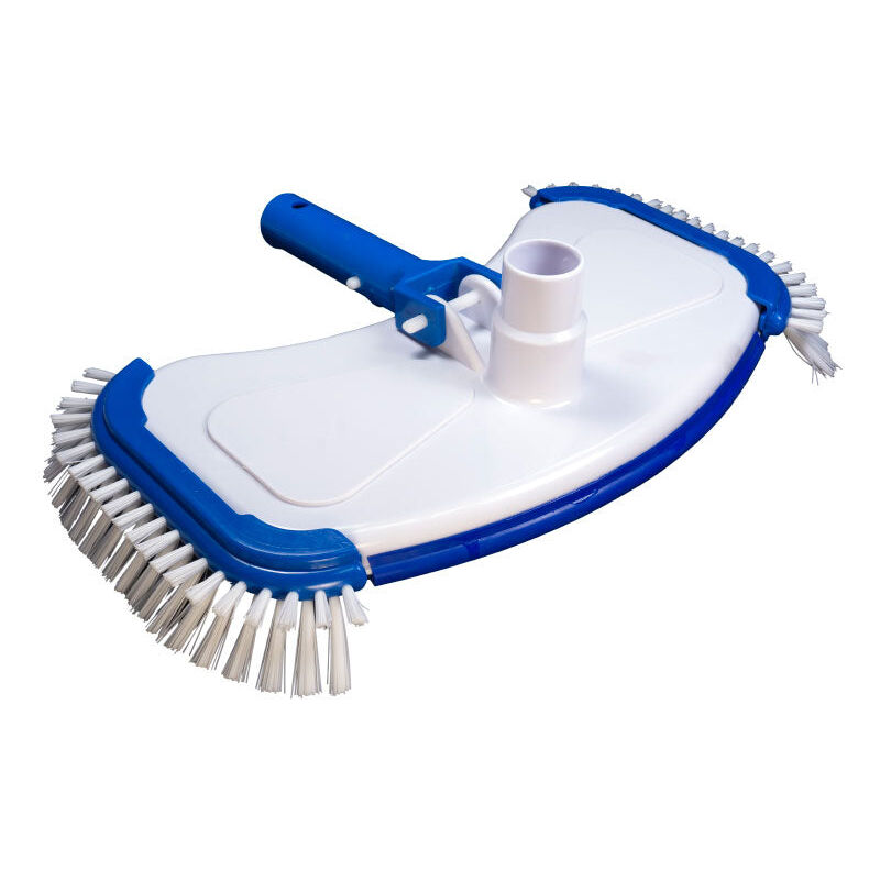 Mareva 07280 Balai Brosse Piscine Sans Roulette Blanc - Tête Papillon Pour Liner