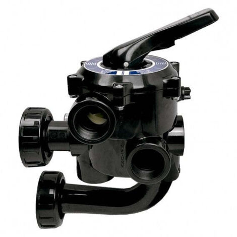 Astralpool – Vanne multivoies latérale 6 voies – Liaisons 1,5' – Design à vis pour meilleur rendement hydraulique – Compatible modèles Classic et New Generation
