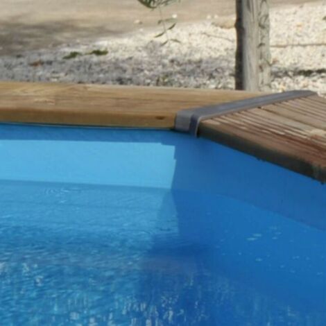 Liner bleu pour piscine hors-sol ovale 7300x3750x1200 mm. Gre