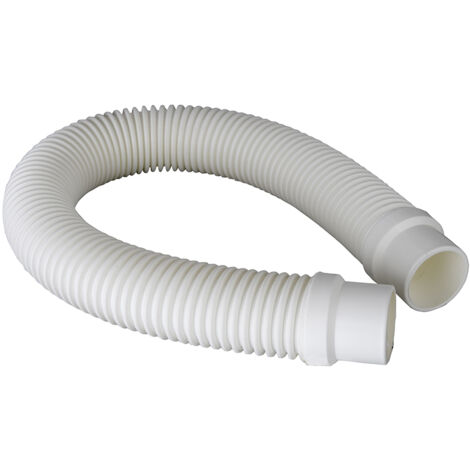 GRE – Tuyau souple de jonction de filtration 68 cm Ø 38 mm – PVC blanc – Pression 1 bar – Pour connexion filtre/pompe/skimmer