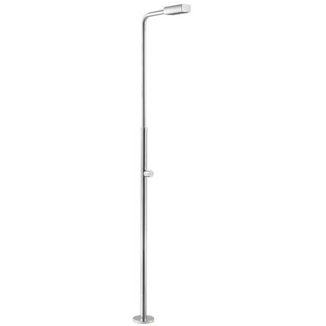 Astralpool – Douche extérieure Angel 1 pommeau chromé – Acier inoxydable AISI-304 – Pommeau anti-calcaire – Tube diamètre 43 mm