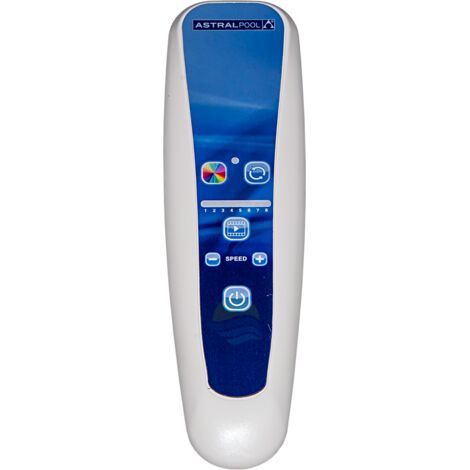 Astralpool – Télécommande sans fil pour éclairage de piscine LED multicolore – 12 couleurs – Capteur de mouvement – Compatible LumiPlus Wireless