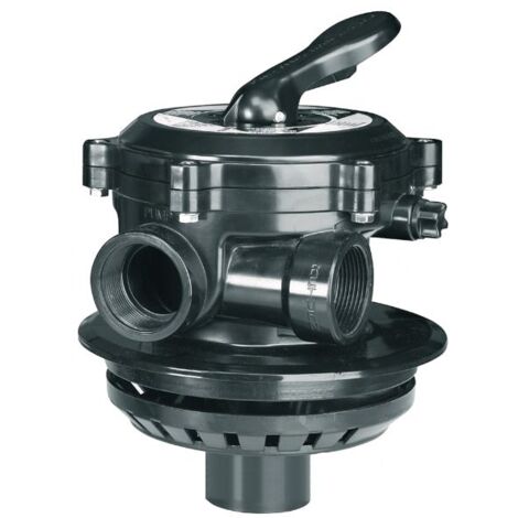 Astralpool – Vanne piscine multivoies 1½'' – Design compact pour espaces restreints – Optimisation de circulation d'eau – Modèle Flat