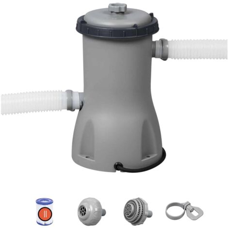 Bestway – Pompe de filtration cartouche 2006l/h – Capacité 2 006 litres/heure – Tuyaux 32 mm – Compatible piscines 1 100 à 14 300 litres - 2006l-h