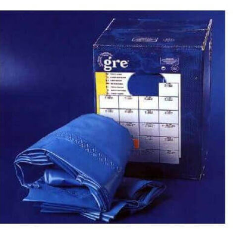 Liner bleu 500x300x132 pour piscines hors sol ovales Gre (1/5)