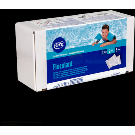 Floculant cartouches GRE 1 kg.