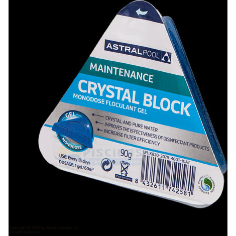 Floculant Gel monodose AstralPool Crystalblock