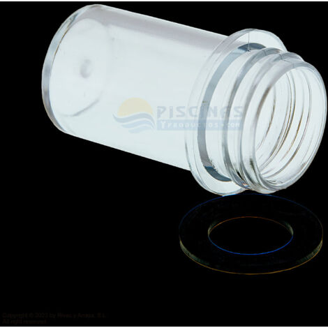 Astralpool – Voyant transparent avec joint pour vanne multivoies – Contrôle visuel de l'eau – Remplacement recommandé pour fonctionnement optimal