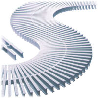 Módulo rejilla para curvas reversible 35x195mm Astralpool