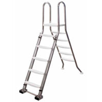 Échelle en inox pour piscines hors-sol et semi-enterrées - 1 350 mm