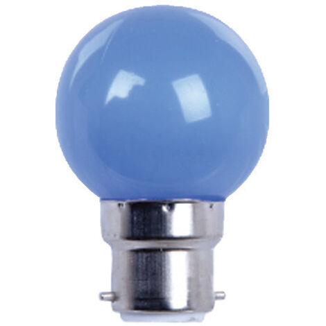 AMPOULE COULEUR LED BLEUE B22