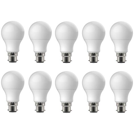 Lampe standard LED A60 base B22 12W Lumière blanche (6500k) 