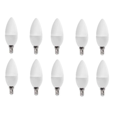 Illuminez votre vie avec ce lot de 6 ampoules LED bougie E14 6W 480 lumens !
