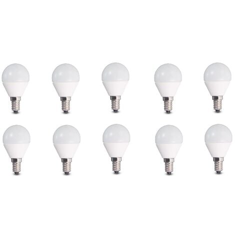 Lot de 10 mini-ampoules E14 10W, à intensité variable, blanc chaud  2600-3000K : : Luminaires et Éclairage