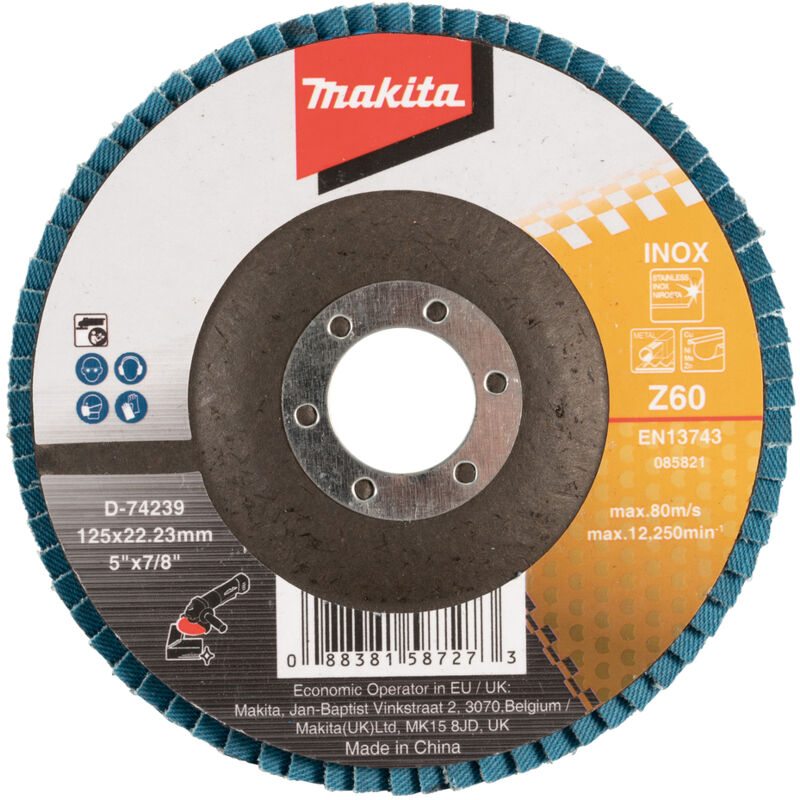 Makita® 742039-4-3 – 4″ 80 Grit Fiber Disc (3 Pieces - View #6