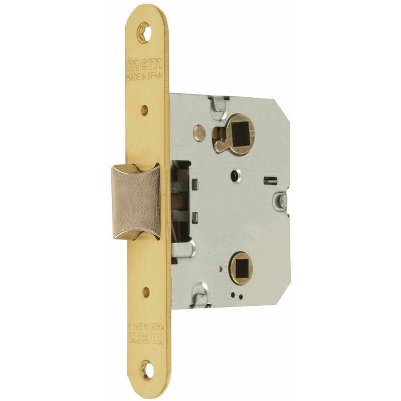 Picaporte de embutir en madera para cerraduras de paso o condena. 1419-2-50 MCM