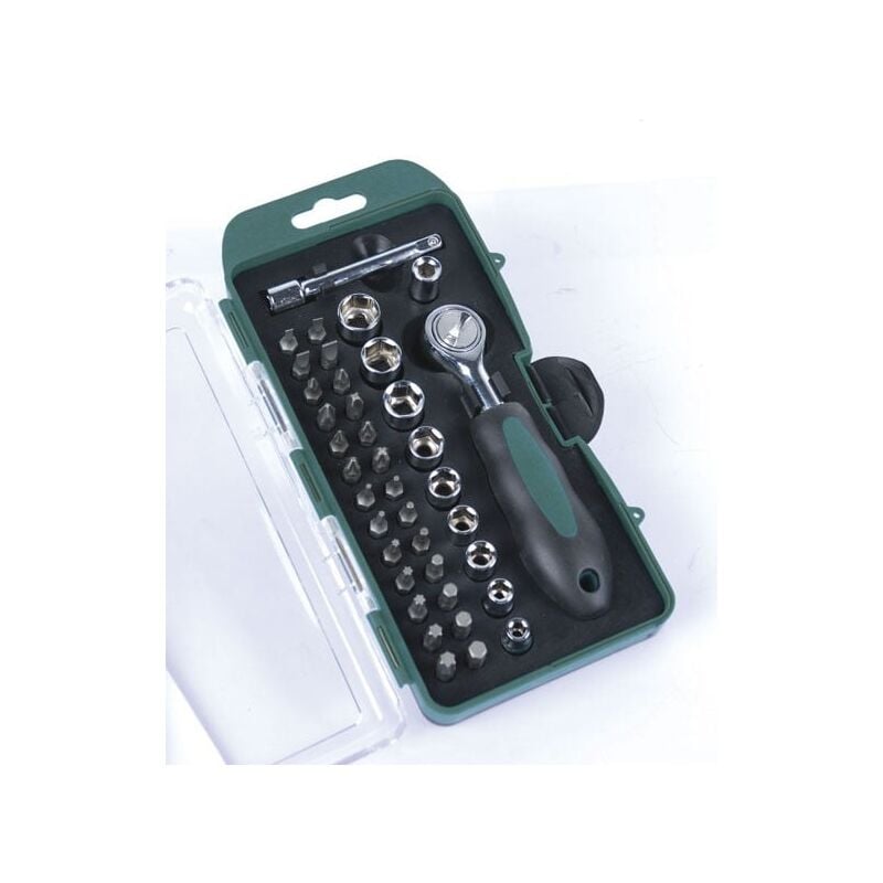 juego de puntas y llaves vaso de 38 pzas. mannesmann m29891