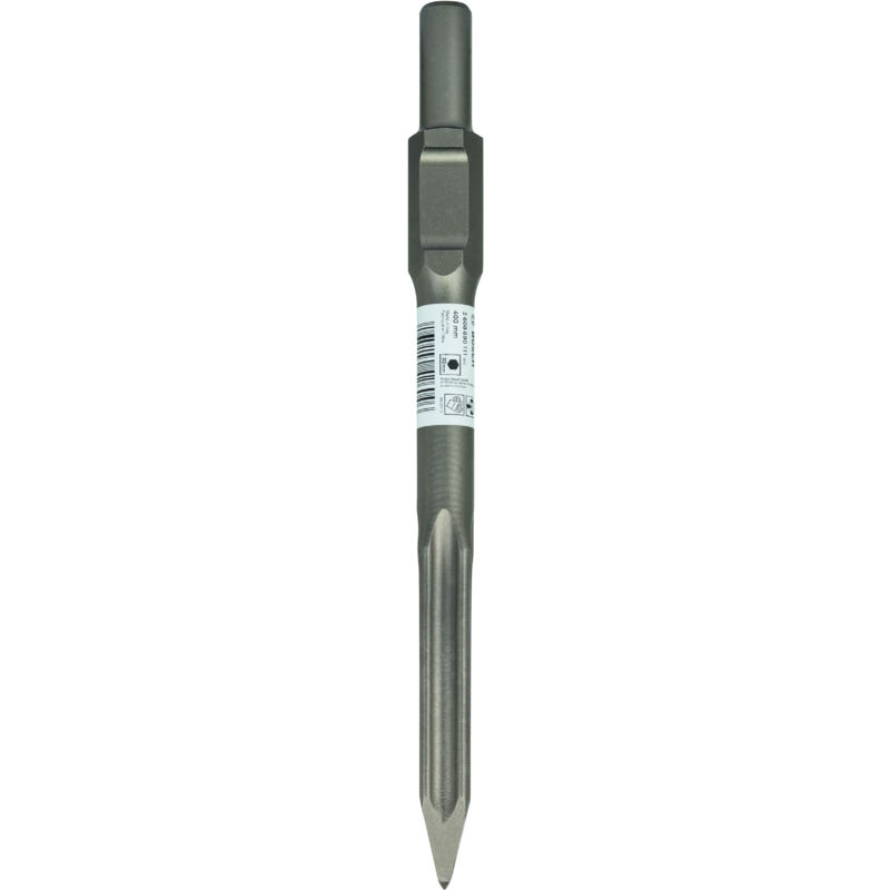 Scalpello A Punta Esagonale 30mm - Lunghezza 400 Mm Per Asportazione Materiale E Lavori Di Demolizione