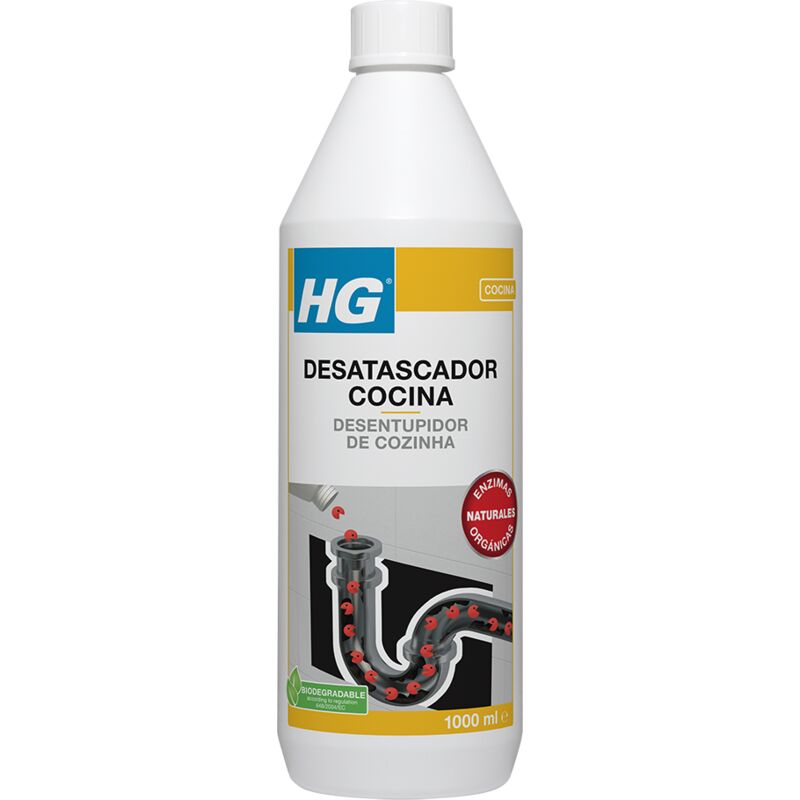HG 481100130 Desatascador cocinas 1 Litro ES/PT  1 L