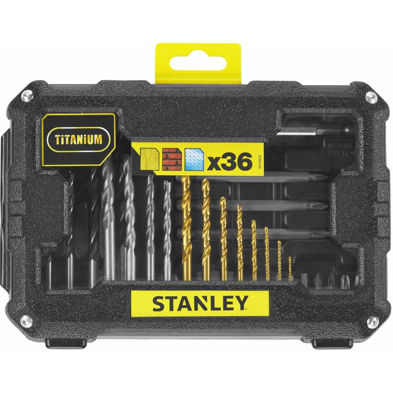 Juego de 36 piezas para taladrar y atornillar  STANLEY STA7222-XJ