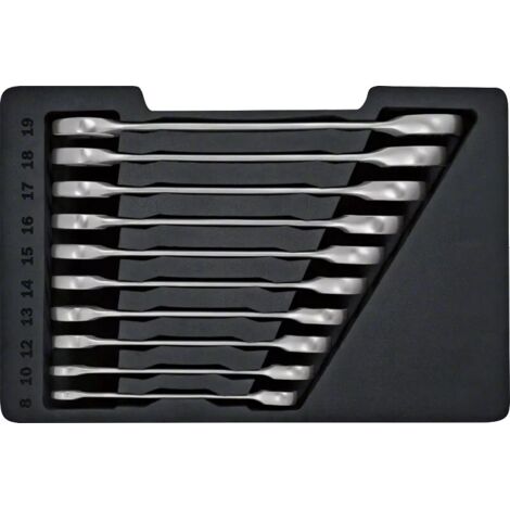 BOSCH 1600A02AU0 Set de 10 llaves de carraca Professional