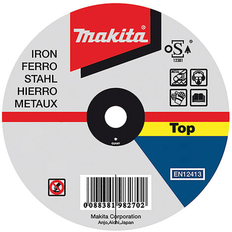 MAKITA P-53023 Disco de corte extrafino metal 125mm (1/2)