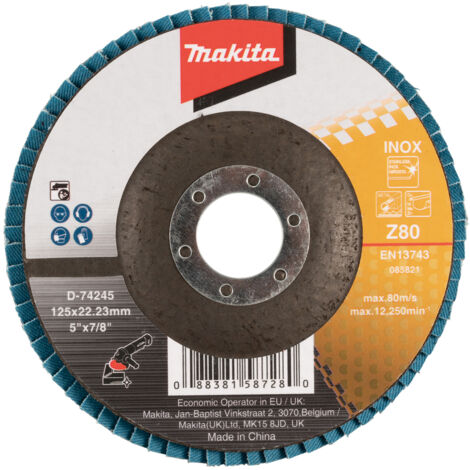 MAKITA D-74245 Disco de láminas 125 (G80) metal (1/2)