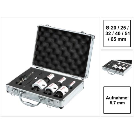MAKITA E-12326 Estuche brocas de corona Ezychange Bi-Metal 6pcs (1/5)