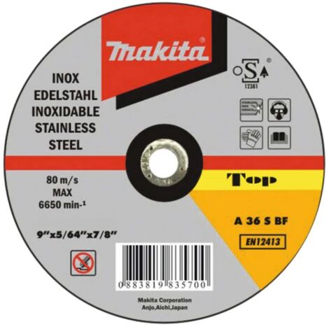 MAKITA P-53045 Disco extrafino de corte acero inoxidable 125mm (1/2)