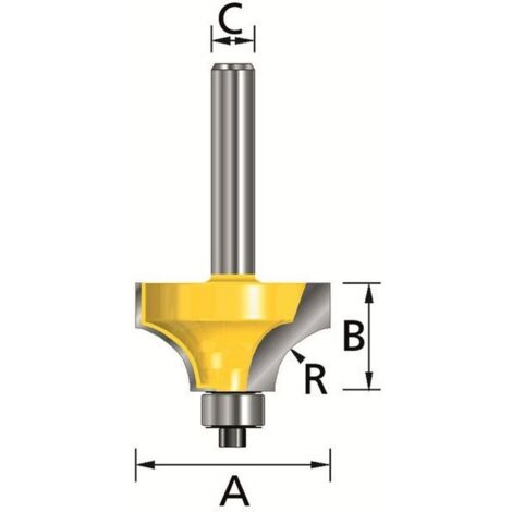 MAKITA D-09422 FRESA REDONDEADORA CON RODAMIENTO (1/2)
