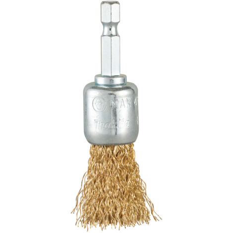 D-73710 Cepillo de acabado latonado para taladro, 19 mm, 0,3 mm, 1/4" (1/3)