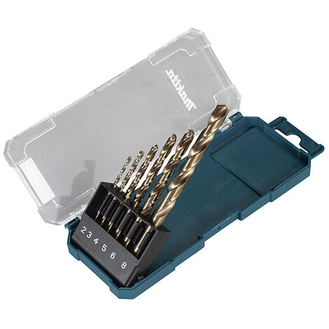 MAKITA D-75758 Estuche brocas cil. HSS-CO metal 6pcs