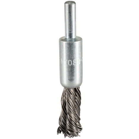 D-73835 Cepillo de acabado latonado para taladro, 12 mm, 0,5 mm (1/2)