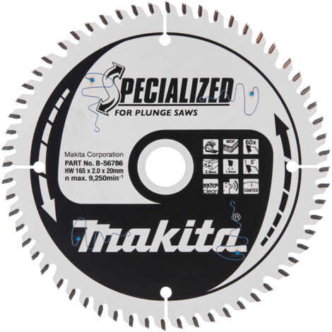 MAKITA B-56786 Disco 165/20/60D TCT MDF