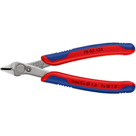 KNIPEX 78 03 125 Electronic Super Knips® con mangos multicomponentes 125 mm
