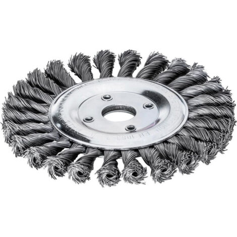 Cepillo circular alambre acero trenzado 473211  Lessmann (1/3)