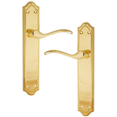 Manilla latonada para puertas (45x250x55 mm)  MICEL 01666